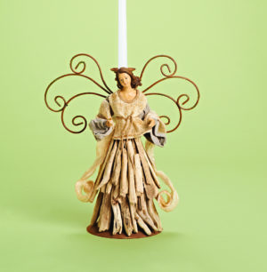 16" Driftwood Angel Figure