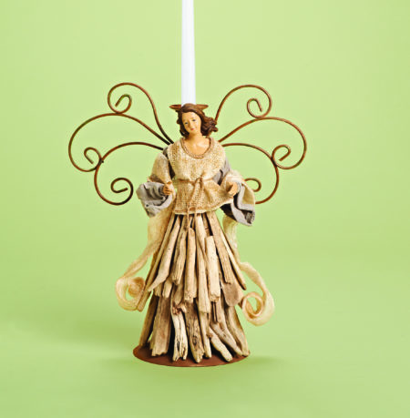 16" Driftwood Angel Figure