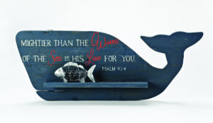 Inspirational Whale Wall Plaque