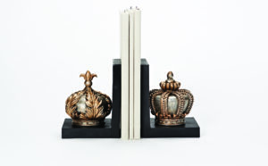 Royal Crown Bookends