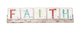 Merry/Faith Christmas Tile Sign