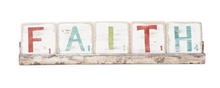 Merry/Faith Christmas Tile Sign